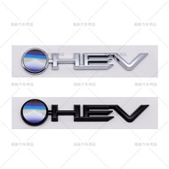 3D ABS HEV Letter Labels Emblem Car Rear Trunk Sticker For Toyota Camry Corolla HIGHLANDER RAV4 Alti