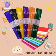 10Pcs RAMBO Crepe Paper for School Projects and DIY Flower Making