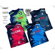 Myra Sport  PdrmFc Sleeveless Jersey SSP-DX3 RedOne Training  Football Singlet  SANG SAKA BIRU