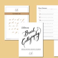 數碼 【PDF 字習】Pentel Brush Pen 西洋書法 小寫練習 Lowercase