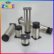 Stainless steel legs to adjust TV shelves, kitchen cabinets, wardrobes in many sizes 6cm-8cm-10cm-12