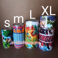 Cute cartoon animated tin piggy bank for children - target barrel 10 million savings 10 million futu