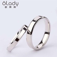 Trendy rings for couples, men and women ins Non-adjustable and non-fading Permanent color fast lette
