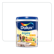 Dulux Inspire Interior Smooth - Interior Wall Paint 5L (White Colour)