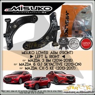 MISUKO Mazda 3 BM / Mazda 6 GJ Skyactive / CX-5 CX5 KE Premium Lower Control Suspension Arm Set ( Le