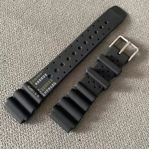 Rubber Sport Strap N.D.Limits 20mm 22mm 24mm Men Diving Resin Replacement Watch Band for Citizen BN0