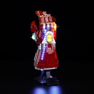 BrickSoul Led Light Kit for Lego 76223 Marvel Nano Gauntlet, Compatible with 76223 Lego Light Kit, L