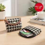 2pcs Vintage Anti Magnetic Card Holder for Women, Multi-use Small Wallet, Coin Purse, Driver's Licen