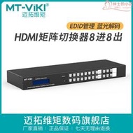 邁拓維矩MT-HD88L高清8進8出音視頻切換器4K音頻分離hdmi數字矩陣