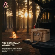 [DPGT]  Waterproof Camping Storage Bag 30/42/56L Insulated Foldable Outdoor Box for Fishing Picnic R