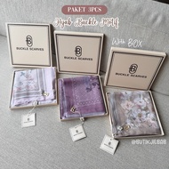 Contents 3+1pcs HIJAB BOX BUCKLE SCARVES