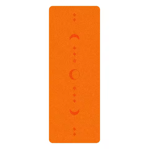 5mm Thick Natural Rubber Yoga Mat - Textured Matte PU Surface, Non-Slip Fitness Mat with Alignment L