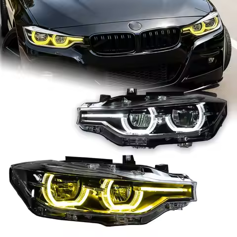 AKD Car Styling Head Lamp for BMW F30 Headlights 2012-2019 F35 LED Headlight 320i 318i 325i DRL Ange
