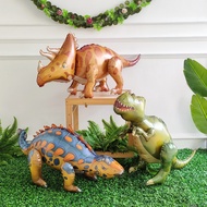 New assembled dinosaur balloon Tyrannosaurus rex Triceratops Large Dinosaur Party Decorative Balloon