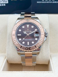 二手 Used ROLEX 勞力士 YACHTMASTER 268621 朱古力面 2021年 全套