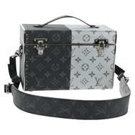 路易威登 Monogram Eclipse Split Mini Box Trunk Bag M21022 LV Auth 141164SM