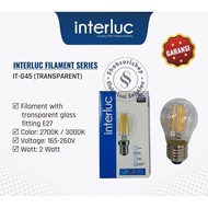 INTERLUC LED FILAMENT 2.9 WATT G45 SNI