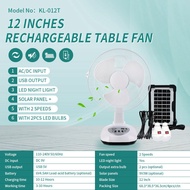 121-inch rechargeable solar panel Southeast Asia promotional set with best-selling fan light bulb3W 