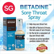 [INSTOCK🇸🇬💥Flash Sale 🎁Free Gift] Authentic Betadine Sore Throat Spray 50ml - Singapore Importers