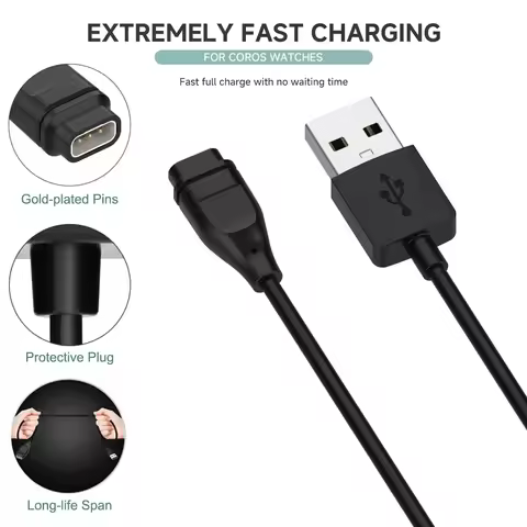 Charger for Coros Pace 2/ Pace 3 USB type-c Charging Cable for Coros Apex 2 Pro/ Apex Pro/ Apex 42MM