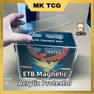 Mk Tcg Pokemon Elite Tranier Box Magnetic Acrylic Protector ETB Acrylic Shield 宝可梦肥包亚克力保护盒