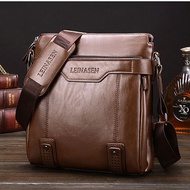 Mens Leather Messenger Bags Vintage Crossbody Bag Men Shoulder Bag Postman Briefcase Male Handbags