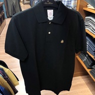 Brooks Brothers Booker Brothers short sleeve T-shirt slim fit lapels solid color men's polo shirt su