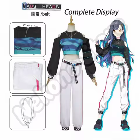 Anime Game PJSK Shiraishi An Cosplay Costume Vivid BAD SQUAD 3rd Anniversary Uniform Outfit Hallowee