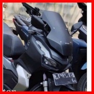 ❧ ☏ ∈ HITAM Visor WINDSHIELD HONDA ADV 160 ADV 150 ORIGINAL MODEL Black DOFF Black SOLID Smoke/Rybe