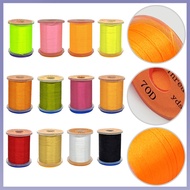 【HOT】70D Fly Tying Thread Fluorescent Fly Body Tying Material For Fly Fishing Hook