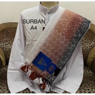 [✅Garansi] Surban Bhs Classic Subaiyah Jacquard Gold