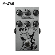 M-VAVE MINI-EFX กีตาร์ไฟฟ้า Multic-Effects Pedal 4 Overdrive Effects 4 Distortion Effects Boost EQ T