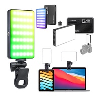 Rechargeable RGB LED Video Light CRI95+ Selfie Lights 3100mAh 2500-6500K Portable Fill Light for Cam