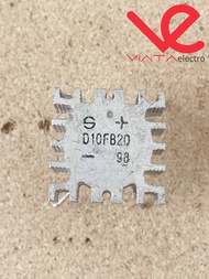 DIODA KIPROK 10A + HEATSINK DIODA BRIDGE 10A 10 AMPERE  DIODA KOTAK 4 KAKI KOMPONEN ELEKTRONIK