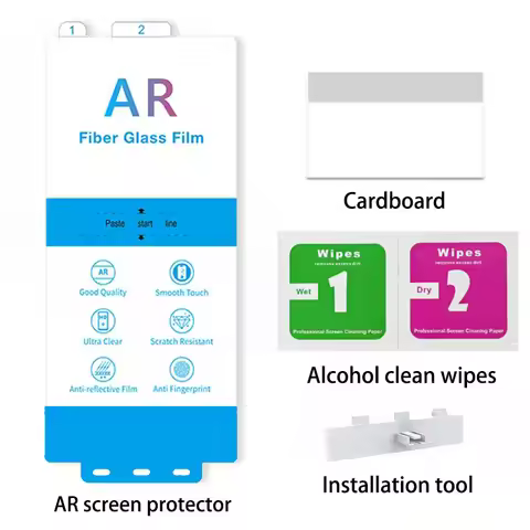 2PCS For Redmi Turbo 5 Max HD AR Enhancing Film For Turbo 5 Turbo 4 Pro AR Anti Reflection Fiber Fil