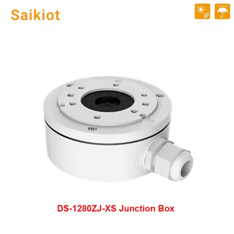 Saikiot HIKVISION DS-1280ZJ-XS Aluminium Junction Box IP67 Waterproof Bullet Dome Camera Cable Manag
