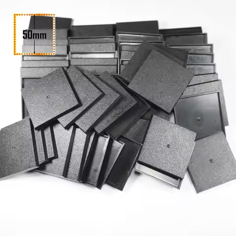 Square 50mm Bases For 3D printed Miniatures