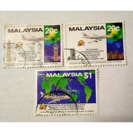 Setem Terpakai ( Pelancaran Penerbangan Malaysia Pesawat 747-400 Terus Menerus ke London  1989