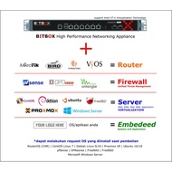 ACE INDO BITBOX Tera E1200-8G-4S+ Server - Firewall - Router