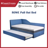 Rowe 3 in 1 Pull Out Bed | Bedframe + Mattress | Bedset Package | Single / Super Single + Single
