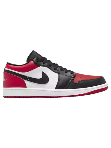 Nike | Men's Air Jordan 1 Low Sneaker In Black/white/gym Red