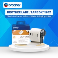 BROTHER Label Tape Dk 11202 DK-11202 Die Cut 62mm x 100mm White Shipping Label DK11202