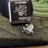 MESIN Parvus Models Miniature Engine TOYOTA 2JZ GTE Custom Diecast Hot Wheels