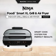 Grill & Penggoreng Udara Pintar Ninja Foodi XL dengan Probe Digital, Grill Ninja Dalaman dengan Gore