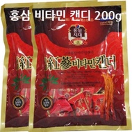 Korean Vitamin Red Ginseng Candy Bag 200g--