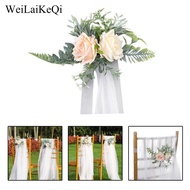 [WeiLaiKeQi] Wedding Flower Artificial Rose Flower Aisle Back Floral Back Flowers for