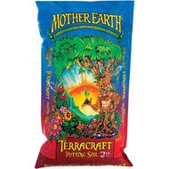 Mother Earth Products Mother Earth Terracraft Potting Soil with Peat Moss, Perlite, and Earthworm Ta
