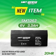 Battery Dry battery SMT POWER SMT063 6v 3.3Ah 6volt 3,3 Anper 3300mAh