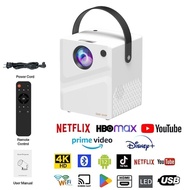 Smart Projector, Q96OHP, WIFI, Portable Home Theater Projector, Wireless LCD Projector, Compatible W