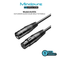 Mindpure AU001 XLR CANON Audio Cable 3m Male to Female